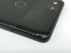 Google Pixel 2 64GB Just Black Smartphone **Broken Back + Blank Screen**