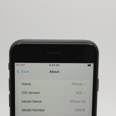 Apple iPhone SE (3rd Gen) A2595 128GB Good Condition | Black | T-MOBILE ONLY