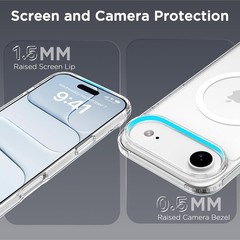 Magnetic Case for iPhone Air 6.5 inch – Not Yellowing Anti-Scratch (Clear)