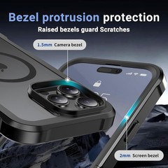Magnetic for iPhone 16 Pro Max Case, Military Grade Drop Protection, Heavy Duty