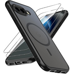 Magnetic for Google Pixel 10a Case with 2 Pack Tempered Glass Screen Protector,[
