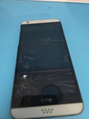HTC Desire 626s Verizon Smartphone Parts Repair Cracked Screen Black White AS IS