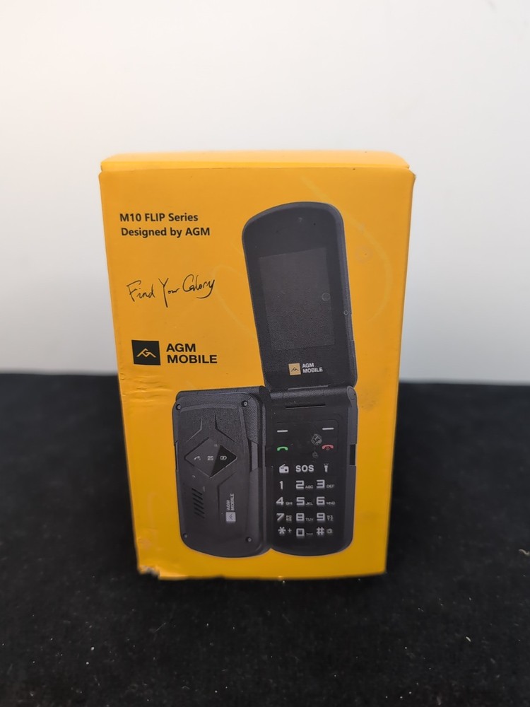 AGM M10 Rugged Basic Flip Phone, 4G Waterproof Drop-Proof New Open Box