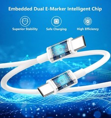 2 Pack 40W USB-C Fast Charger Block for iPhone 17/17 Pro with 6FT Cord