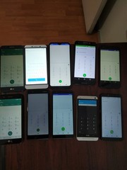 Lot of 10 Mixed Brand LG /hTC/TCL/Nokia and other 32GB Smartphone