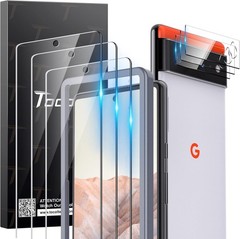 3PCS Screen Protector & Camera Lens Protector for Google Pixel 6 6.4 Inch Anti-S