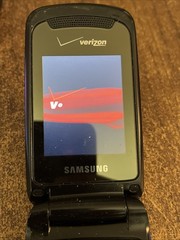 Samsung Haven Flip Cell Phone Model SCH-U320 (Verizon) With Dock And Charger