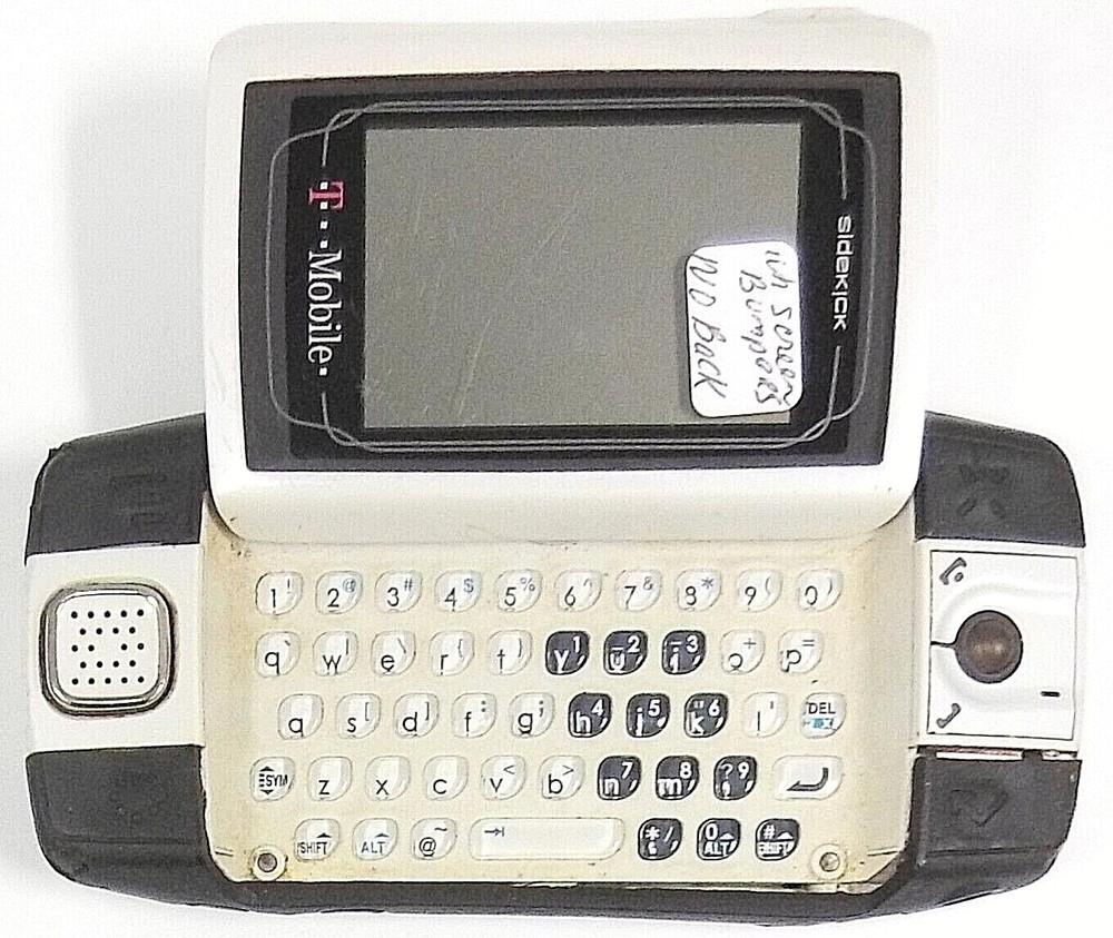 Sharp Sidekick iD PV150 – White and Black ( T-Mobile ) Smartphone