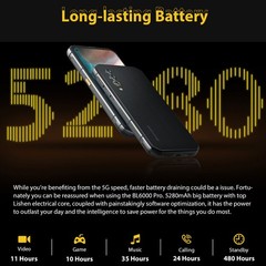 Unlock 5G Blackview BL6000 Pro Rugged Smartphone Android 13 Waterproof Octa Core
