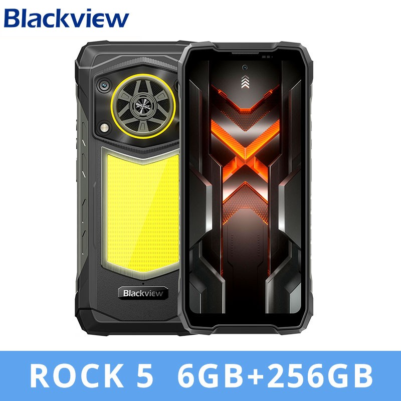 Blackview ROCK 5 4G LTE AI Rugged Smartphone Android 16 Waterproof NFC 20000mAh