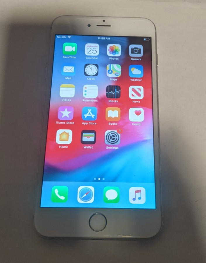 Apple iPhone 6 Plus 64GB (A1522) Silver (AT&T Unlocked) Fully Functional