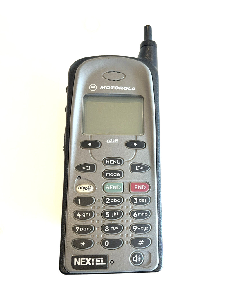 Vintage Motorola Nextel i390 Phone with Battery, iDENetwork , Untested