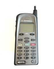 Vintage Motorola Nextel i390 Phone with Battery, iDENetwork , Untested