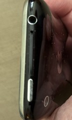 Vintage Apple iPhone 3G 16GB As-is Unlocked Black FACTORY WIPED Excellent Screen