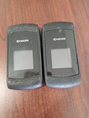 Lot of 2 Kyocera Kona S2151 Black ( Sprint ) Flip Phone