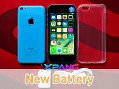Apple iPhone 5c (Unlocked) New Battery – 8 GB / 16 GB / 32GB – Blue Charge Cord