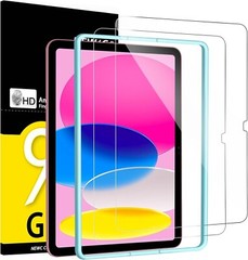 iPad 10.9 in 10Gen Screen Protector Tempered Glass Bubble Free 2Pac Anti Scratch