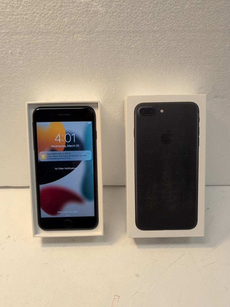 🔥 (GRADE A) Apple iPhone 7 Plus A1784 32GB Smartphone BLACK + BOX Unlocked –