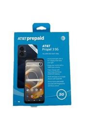 AT&T Propel 3 5G Prepaid 64GB Blue 6.6in 13MP Dual SIM Face/Fingerprint