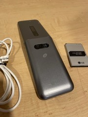 LG Classic Flip L125DL Unlocked KOSHER TALK ONLY No Text/Data + 2 Batt. Unlocked