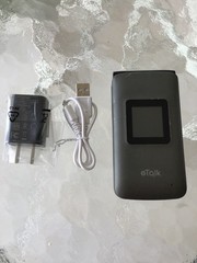 Kazuna eTalk Verizon Prepaid, Flip Phone, 4G-LTE, Android, CDMA,
