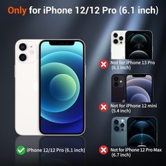 Magnetic for iPhone 12 Case/iPhone 12 Pro Case Slim Translucent Matte Shockproof