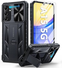 For Samsung Galaxy A15 5G Case with Military Grade Drop Protection and Kickstand