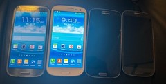 Samsung Lot of 4 Galaxy S3 16GB Fast Ship Fair Used Cracked Glass Power On!!