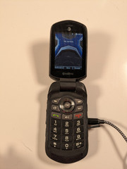 Kyocera Rugged Flip Cell Phone DuraXE E4710 AT&T Powers On