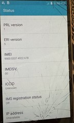 Samsung Galaxy S4 SCH-I545 Gray (Verizon) 16GB Good Used Cracked Glass