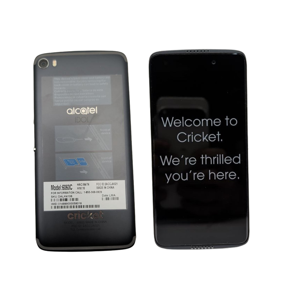 Alcatel Idol 5 6060C Android Smartphone Cricket Locked 5.2″ 32GB FHD 12 MP 4G
