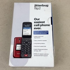 Lively Jitterbug Flip2 Flip Cell Phone for Seniors – Red Open Box NEW