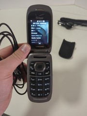 Samsung SCH-U660 Convoy 2 GRAY Verizon Wireless Flip Phone Rugged 3G #0228