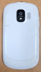 Alcatel One Touch 871A / OT871A – White and Silver ( AT&T ) Cellular Phone
