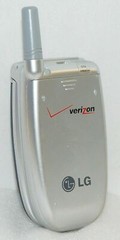 LG VX3300 Verizon Wireless Flip BLACK BLUE Faceplate Cell Phone 1xRTT Grade B