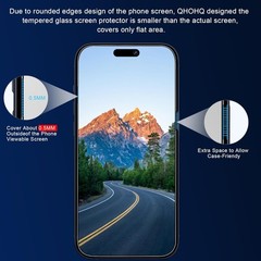 3PCS Privacy Screen Protector & Camera Lens Protector for iPhone 15 Pro Max 6.7