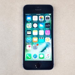 Apple iPhone 5s 16 GB A1533 ME296 C/A Space Gray 88% BH Unlocked Good E7274