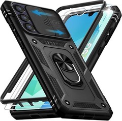 Case for Galaxy S25 FE 5G, Samsung S 25 FE with 2X Screen Protectors & Camera Co