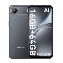 Blackview OSCAL FLAT 3C AI Smartphone 16GB+64GB 6.56″ Android 16 32MP Unlocked
