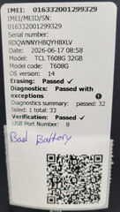 Lively Jitterbug TCL T608G 32GB – OS: 14 – BAD BATTERY – SEE DESC