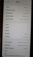 Apple iPhone XR 64GB Sprint Black MT472LL/A SIM Locked Used 80% Battery Health