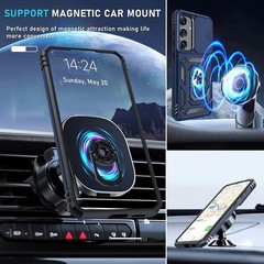 For Samsung Galaxy S25 Case with Shockproof Protective Cover & Screen Protector