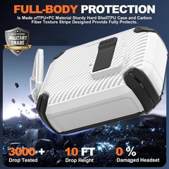 AirPods Pro 3 Case Cover 2025 with Automatic Lock, Phone Stand Design, Keychain