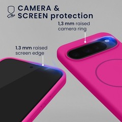 Magnetic Silicone Case for Google Pixel 10 / Pixel 10 Pro – Shockproof, Anti-Sli