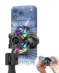 darkFlash Dual Core Phone Cooler with Clip, Cell Phone Fan with Screw, Phone …