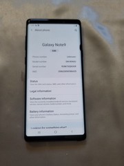 Samsung Galaxy Note9 SM-N960U Tmobile And Verizon Only BLACK DOT ON LCD.