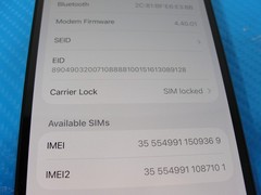 Apple iPhone 14 5G 128GB A2649 AT&T Black GSM + CDMA 100% Battery