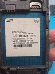 Samsung Galaxy Admire 2 SCH-R830 Blue (US Cellular) Cell Phone Missing Battery