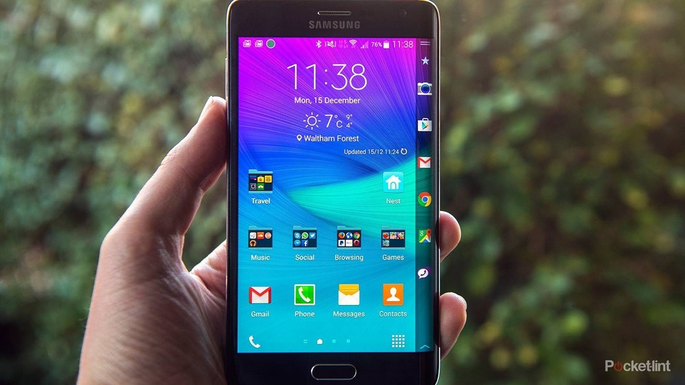 Samsung Galaxy Note Edge 32GB Black Bar Style Touchscreen Smartphone