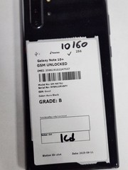 DEFECTIVE – Samsung Galaxy Note 10+ – 256GB – Aura Black – GSM Unlocked – 10160